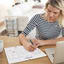 5 x Lbylyhxc Calendar 2025-2026 - Includes July 2025 to December 2026-18 Monthly Wall Calendar 2026, 14.7 x 11.5 Inches.Thick Paper with Julian Dates and Block for New Year and Christmas Presents (wall calendar 2025-2026 simplicity)