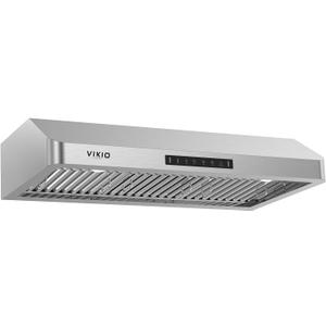 Range Hood 36 Inch Under Cabinet, Kitchen Hood with 980 CFM, 3-Speed Gesture Sensing & Touch Control Panel, Stainless Steel Vent 2 Pcs Baffle Filters with Handlebar