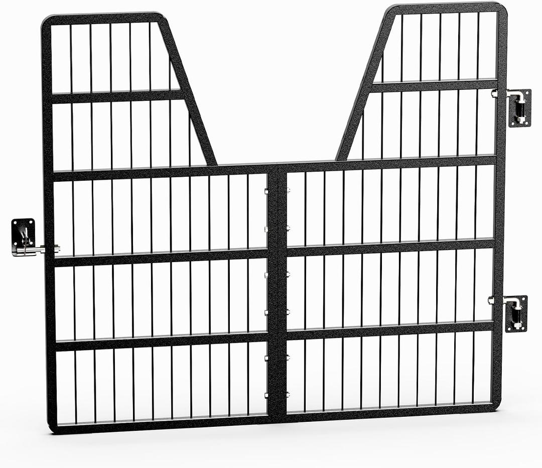 Horse Stall Gates, Heavy Duty Steel 48" W x 42" H Gate for Horse Barns, Stall Door Guard