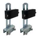 2 Pack Limit Switch Magnet for Automatic Sliding Gate Opener Driveway Stopper Replacement Magnet Limit with Mounting Bracket