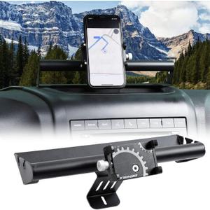 JeCar for Jeep JK Phone Holder Dash Phone Mount Compatible with 2011-2018 Jeep Wrangler JK & Unlimited 2-Door/4-Door