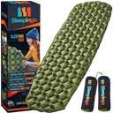 Sleepingo Light Weight Sleeping Mat for Camping - Ultralight Backpacking Sleeping Pad - Inflatable, Compact Sleep Pad for Hiking and Travel - Portable Backpacker Sleep Mat - Pack of 2-73.5" x 21.5"