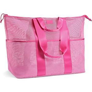 Fit & Fresh The Shore Thing™ XL Marine Grade Mesh Beach Bag, Extra Large Beach Tote, Durable, Sandproof Oversized Pool Bag 3-Pack