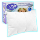 Nuzzle Cooling Adjustable Pillow for Side Sleepers, Luxury Standard Size Bed Pillow Hotel Collection - Best Adjust Height Soft Firm Pillow for Back, Stomach or Side Sleepers - Home Gifts