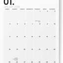 Karto Small Wall Calendar 2026-2027 - Vertical 6x9 inch January 2026 to June 2027 - Small, Versatile, and Easy Planning with the Aesthetic Desk Monthly Calendar - Minimalist