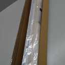 UNISHADES no Drill Cordless Roman Shades for Windows, 34" W 64" H - Light Filtering - Linen - Beige