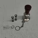 54mm Espresso Tamper for Breville Machines Rosewood KNODOS Auto Leveling, Double Spring Loaded Wooden 30lb Calibrated Coffee Tamper