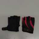 Harbinger Women's Pro Gloves with Vented Cushioned Leather Palm for Weightlifting, Training, Fitness, and Gym Workouts (Medium, Black/Pink)