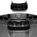 RT-TCZ for Jeep JL Rear Seat Cup Holder for Jeep Wrangler JL JLU 2018-Present for Gladiator JT 2020-Present Black Interior Accessories