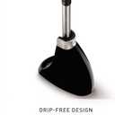simplehuman Toilet Brush with Caddy Stainless Steel, Black