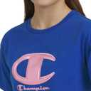 Champion Girls T-Shirts Short Sleeve Crew Neck Loose Fit Graphic Tee Shirt (M)