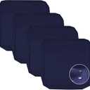 Sqodok Patio Cushion Covers 25x27 inch, Waterproof 4Pack Outdoor Cushion Covers Replacement Seat Slipcovers for Sectional Sofa, Wicker Chair, Blue