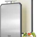 SNOWCLAD Stainless Steel Cutting Board, Double Sided Steel Bread Boards for kitchen, Stainless Steel/Wheat straw pp Large Board for meat, non toxic Chopping,16 * 11 Inch, Dishwasher Safe