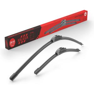 OEM Quality Performance Premium wiper blades 24 14,All-Season Auto Replacement Windshield Wiper Blades,Fit Chevrolet Spark 2016-2020,Fiat 500 2011-2017,Nissan 2014-2017 +More Cars