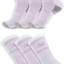 New Balance Men's and Women's Performance Cushioned Crew Socks - 6 Pack - Moisture Wicking, Size Medium