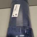 Smiry Memory Foam Bath Mat 59x24, Extra Soft and Absorbent Bathroom Mats, Non Slip Washable Carpet for Floor, Shower and Tub, Navy Blue