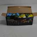 Solar Garden Lights Outdoor, 4 Pack Solar Light Outdoor with 20 Rose Flowers, Waterproof 7 Color Changing Solar Powered Flowers Lights for Outside Patio Yard Pathway