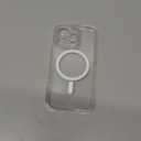 CANSHN Magnetic Compatible with iPhone 16 Pro Case Clear, Upgraded [Full Camera Protection] [Compatible with Magsafe] Non-Yellowing Protective Shockproof Bumper Phone Cover 6.3 Inch - Clear