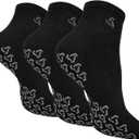 Ozaiic Non Slip Socks Grip for Yoga Home Workout Pure Barre, Pilates, Hospital, Ideal Cushion Socks for Men and Women