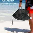 Aegend Snorkeling Gear for Adults Youth Kids, Snorkel Mask with Top Dry Valve - Panoramic View Anti-Leak and Anti-Fog with Mesh Bag for Snorkeling, Scuba Diving, Freediving & Swimming