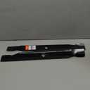 21 inch Mower Mulching Blades for Troy Bilt TB110 TB230 TB240 TB130 TB210 TB320 TB220 TB280ES 942-0741A 742-0741 742-0741A 942-0741 Cub Cade MTD 21" Deck Mower Blade (2 Pack)