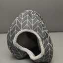 Guinea Pig Hideout Bed Dwarf Rabbit House Cave Accessories Cozy Hide-Out for Little Bunny Hedgehog Ferret Chinchilla&Other Small Animals (Grey)