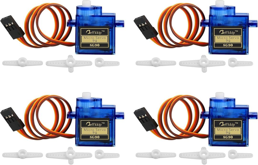 4Pcs SG90 9g Micro Servos for RC Robot Helicopter Airplane Controls Car Boat