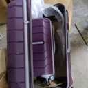 Samsonite Freeform 2-Piece Luggage Set - Carry-On & Large Checked Luggage with Dual Spinner Wheels - Durable Polypropylene Hardshell - TSA Lock, Airline-Approved - Expandable - Amethyst Purple