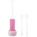 Handheld Electric Formula Stirrer,Electric Milk Frothers,Handheld Drink Mixer (Pink)