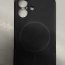 Miracase Magnetic for iPhone 17 Case, Compatible with MagSafe, Integrated Silicone Camera Control Cover, 3.0mm Thicken Shockproof Drop Protection Phone Case for 17, Black