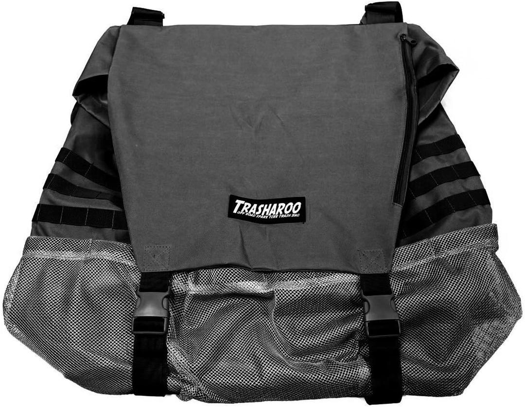 Trasharoo Spare Tire Trash Bag BLACK Travel Camper Van Outdoor