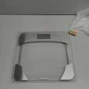 Taylor Digital Scales for Body Weight, Highly Accurate 400 LB Capacity, Unique Blue LCD, Stainless Steel Accents Glass Platform, 12.2 x 12.2 Inches, Clear