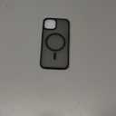 SUPFINE Magnetic for iPhone 14 Case & iPhone 13 Case (Compatible with MagSafe)(Military Grade Drop Protection) Translucent Matte Shockproof Phone Cover,Black