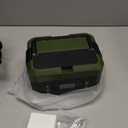 Battery Powered Heated Lunch Box - 20000mAh Cordless Electric Lunch Box for Adults, 1.2L Stainless Steel Self-Heating Food Warmer with Removable Battery, Portable for Work, Office, & Travel (Black&Green)