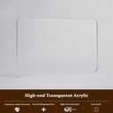 Transparent Acrylic Coffee Maker Slider Tray Slider Tray for Countertop, Compatible with Keurig Single Serve K-Cup Pods Coffee Maker K-Mini & K-Express, Perfect Fit for Single-Serve Machines