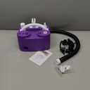 4-in-1 Electric Balloon Pump for All Balloons, Inflatables, and Sports Balls, Triple Inflating Ports for Latex Foil 260q Mylar Balloon, Inflator Deflator for Air Beds Pool Floats Yoga Balls (purple)