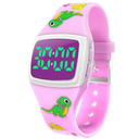 SKYROKU Potty Watch for Toddler Girls – Magnetic Charging, 5 Timing Modes, UltraLong Standby, Cute Angel Pattern, Music & Flash Reminders, Silicone Strap, Large Dial for Easy Use (PinkWhite)