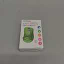 memzuoix 2.4G Wireless Mouse, 1400 DPI Mobile Optical Cordless Mouse with USB Receiver, Portable Computer Mice for Laptop, PC, Desktop, MacBook, 5 Buttons (Mint Green)