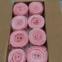 8 Gallon Plastic Trash Bags 120 Count Black Drawstring Thick Garbage Bags for Office Kitchen Home 22.06'' x 25.61'' (White, 8)