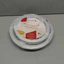 316048413 and 316048414 Stove Burner Drip Pans for Electric Stove Top - Perfectly Fit Frigidaire Kenmore Electric Range -Thickening to Prevent Bending and Rust - Include 2 x 6 in, 2 x 8 in (Chrome)