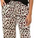 Womens Pajama Sets 2 Piece Short Sleeve Pjs Tops and Long Pants Sleepwear Lounge Set with Pocket (XX-Large, Black)