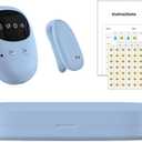 Wireless Bedwetting Alarm for Boys and Girls, USB Rechargeable, 3 Working Modes, Pee Alarm for Children,Blue