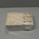 Velvet Jewelry Organizer for Drawer, Stackable Jewelry Drawer Inserts in Dresser, 8in Beige Storage Display Case for Rings Stud Necklaces Accessories, Set of 4