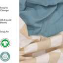 The Peanutshell Baby Organic Bassinet Sheets 4-Pack for Boy or Girl - Ultra Soft & Rectangle Unisex Baby Sheet, 100% Jersey Cotton, Fitted Covers for Crib, Halo Bassinet Mattress