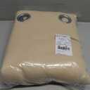 NICETOWN Bedroom Blackout Curtains and Drapes - Window Treatment Thermal Insulated Solid Grommet Blackout Draperies for Bedroom/Living Room (Biscotti Beige, Set of 2, 80 by 84 Inch)