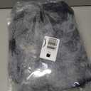 Shag Area Rug for Bedroom 3x5,Tie-Dyed Black Fluffy Area Rugs for Living Room,Soft Fuzzy Rug Non-Shedding Indoor Plush Carpet for Kids Bedroom Nursery Dorm Home Decor