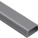 Cable Hider Raceway Kit, Wire Hiders for TV on Wall 68in(4X L17in), Paintable Cord Cover Channel, Cord Hider for Wall Mounted TV in Home Office, W0.95in X H0.47in, Grey