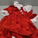 Morph Santa Costume - Girls & Kids Mrs Claus Dress (7-9 Years)