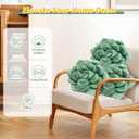 Plant-Inspired Pillow - Hand-Stitched Plush Decorative Throw Pillow, 3D Flower Plant Cushion, Plush Pillows for Bedroom, Living Room, and Home Decoration, 25cm/9.8in