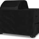 Grill Cover for Traeger Grills Woodridge Electric Wood Pellet Grill and Smoker, 600D Weather Resistant Waterproof Fabric Outdoor Rain and UV Protection All-Weather, Traeger Woodridge Grill Cover